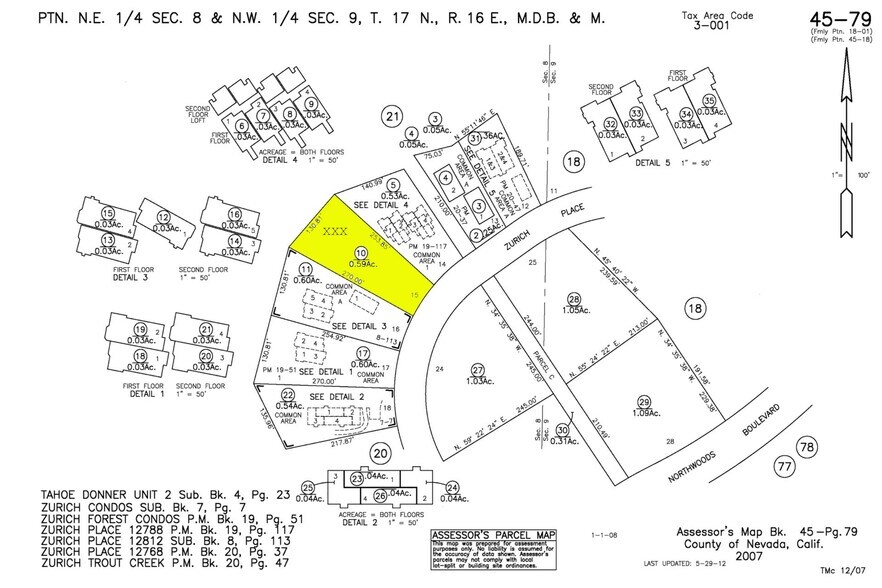 12800 Zurich Plz, Truckee, CA à vendre - Plan cadastral – Image 3 sur 10