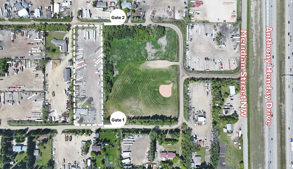 504 65 Av NW, Edmonton, AB à vendre - Aérien – Image 3 sur 17