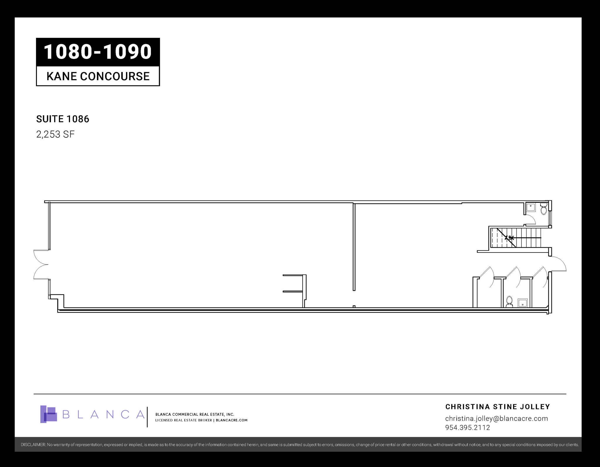 1080-1090 Kane Concourse, Bay Harbor Islands, FL à louer Plan d’étage– Image 1 sur 1