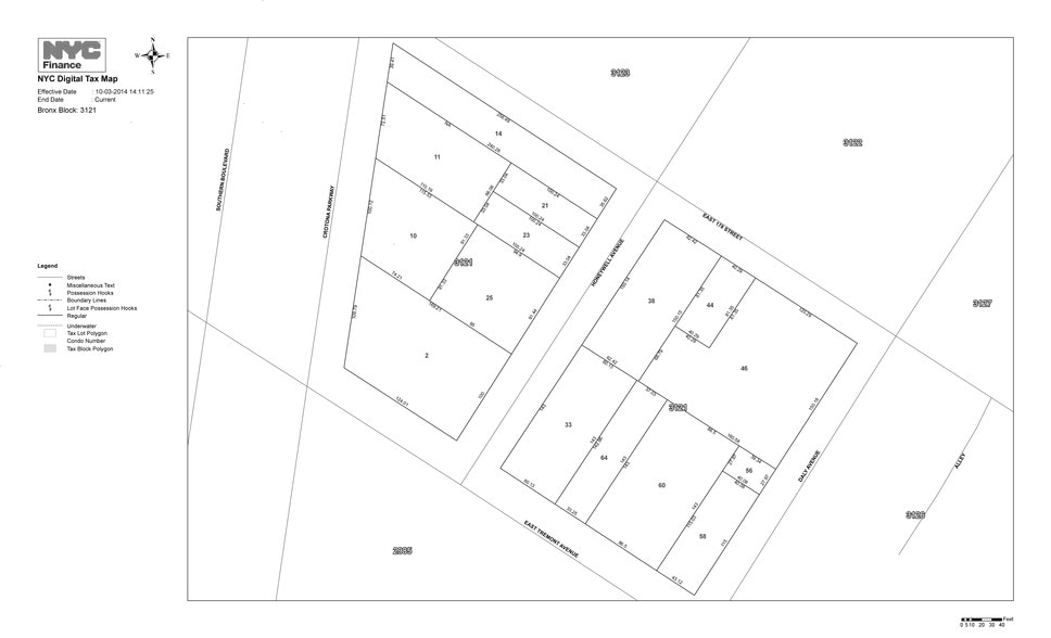 1976 Crotona Pky, Bronx, NY à louer - Plan cadastral – Image 2 sur 6