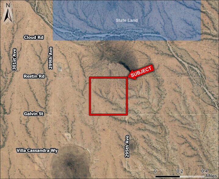 295th Ave, Wittmann, AZ à vendre - Aérien – Image 1 sur 3