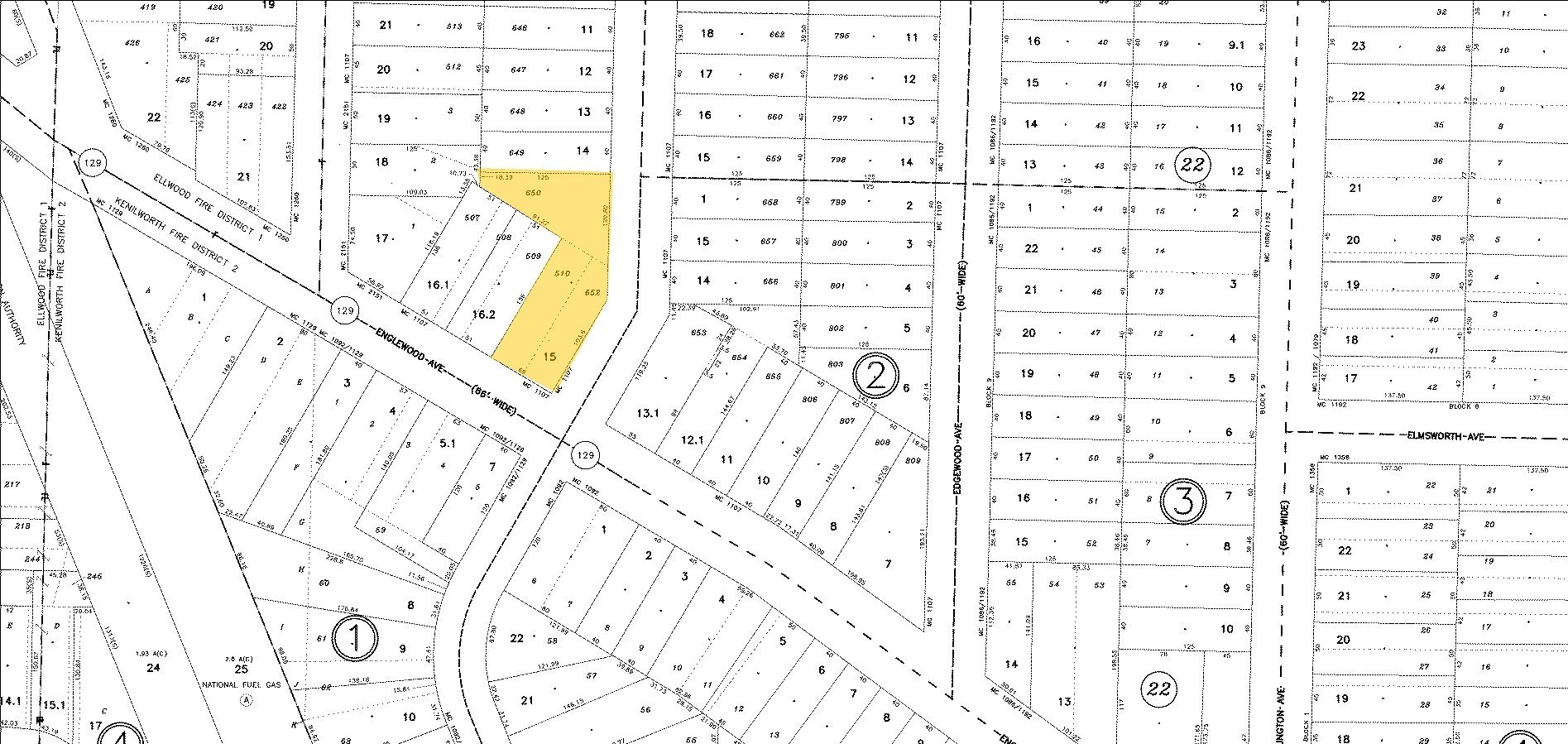 439 Englewood Ave, Buffalo, NY à vendre Plan cadastral– Image 1 sur 2