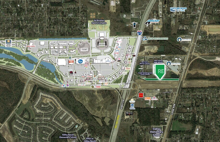 0 Grand Parkway, New Caney, TX à vendre - Aérien – Image 3 sur 4