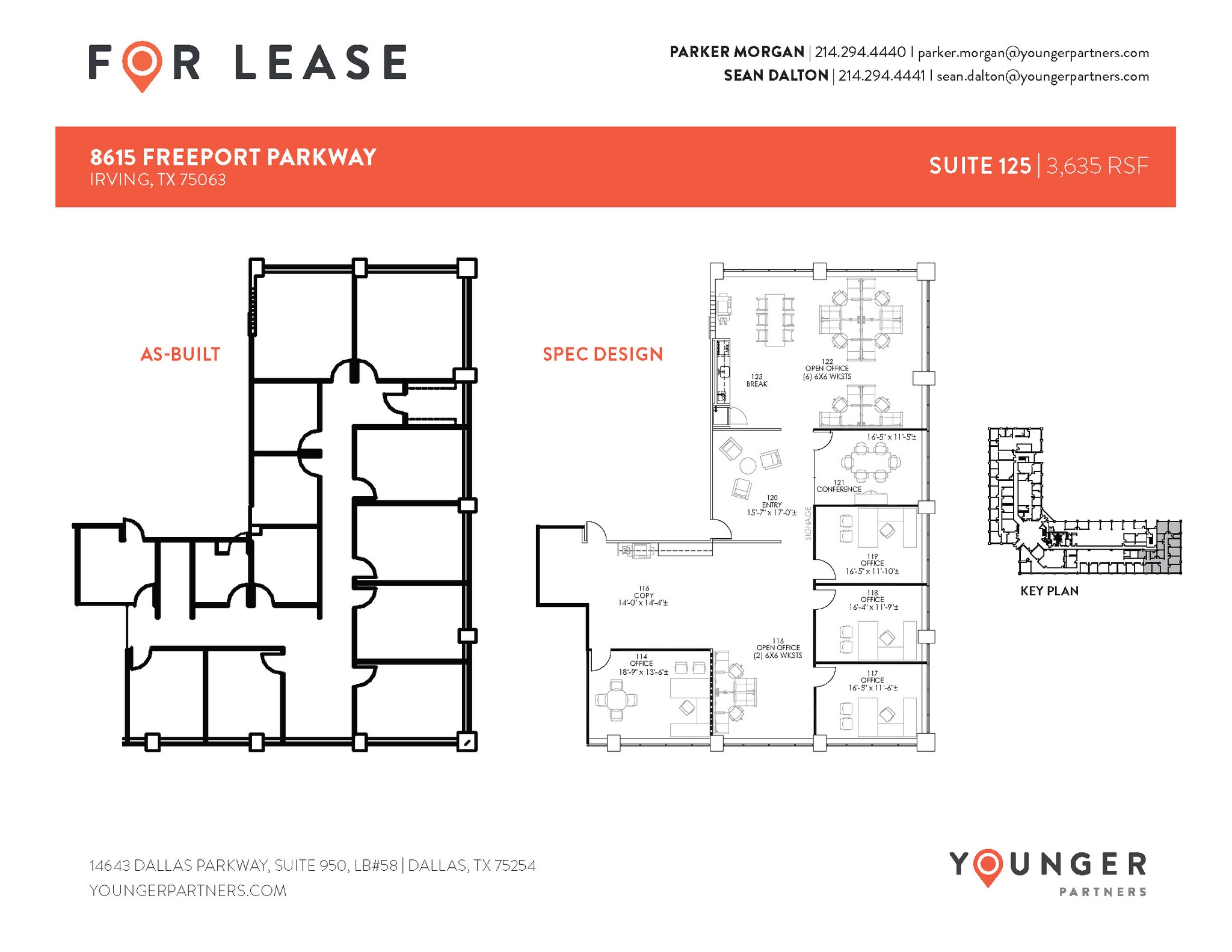 8615 Freeport Pky, Irving, TX à louer Plan d’étage– Image 1 sur 2