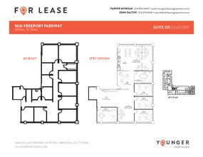 8615 Freeport Pky, Irving, TX à louer Plan d’étage– Image 1 sur 2