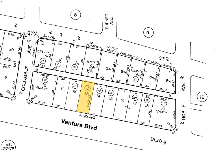 15143-15153 Ventura Blvd, Sherman Oaks, CA à louer - Plan cadastral – Image 2 sur 7