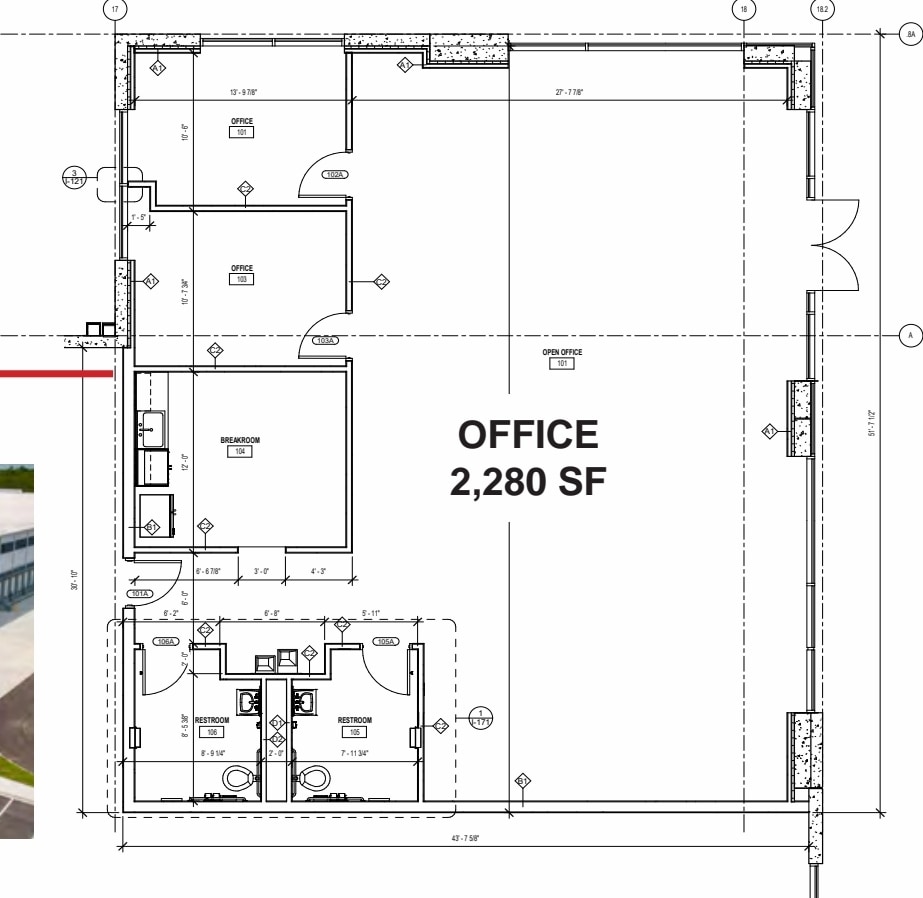 8660 Transport Dr, Orlando, FL à louer Plan d’étage– Image 1 sur 2