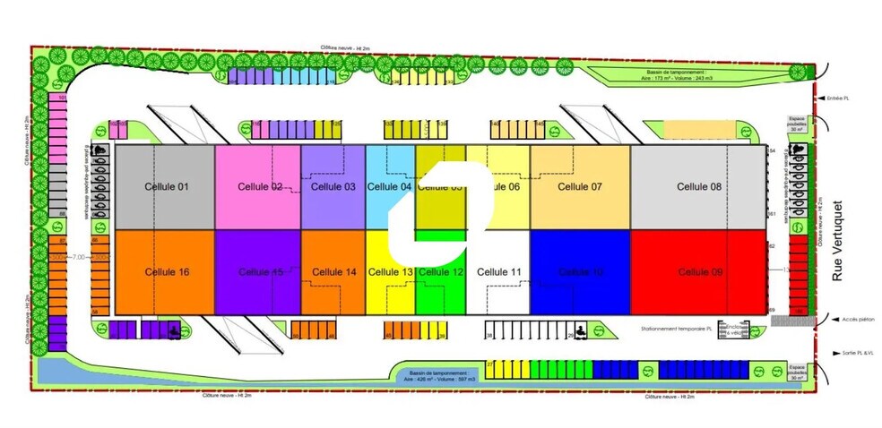 19 Rue Du Vertuquet, Neuville-en-Ferrain à louer - Plan de site – Image 3 sur 5