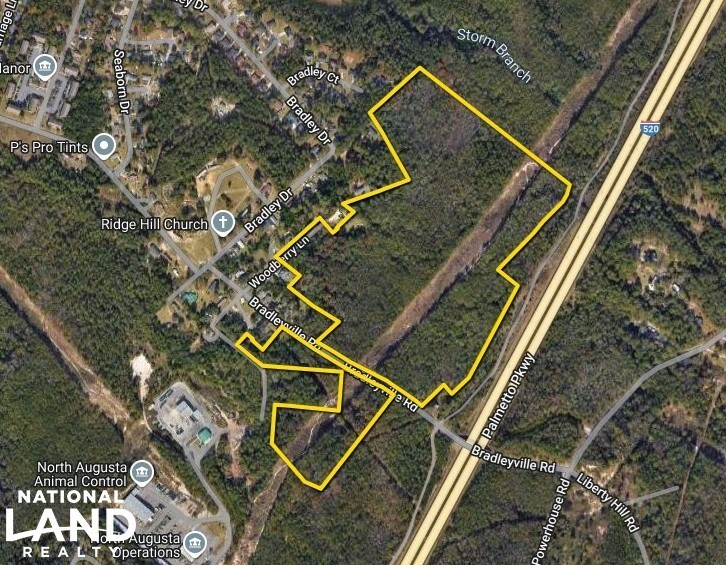 00 Bradleyville Road, North Augusta, SC à vendre - Aérien – Image 1 sur 19