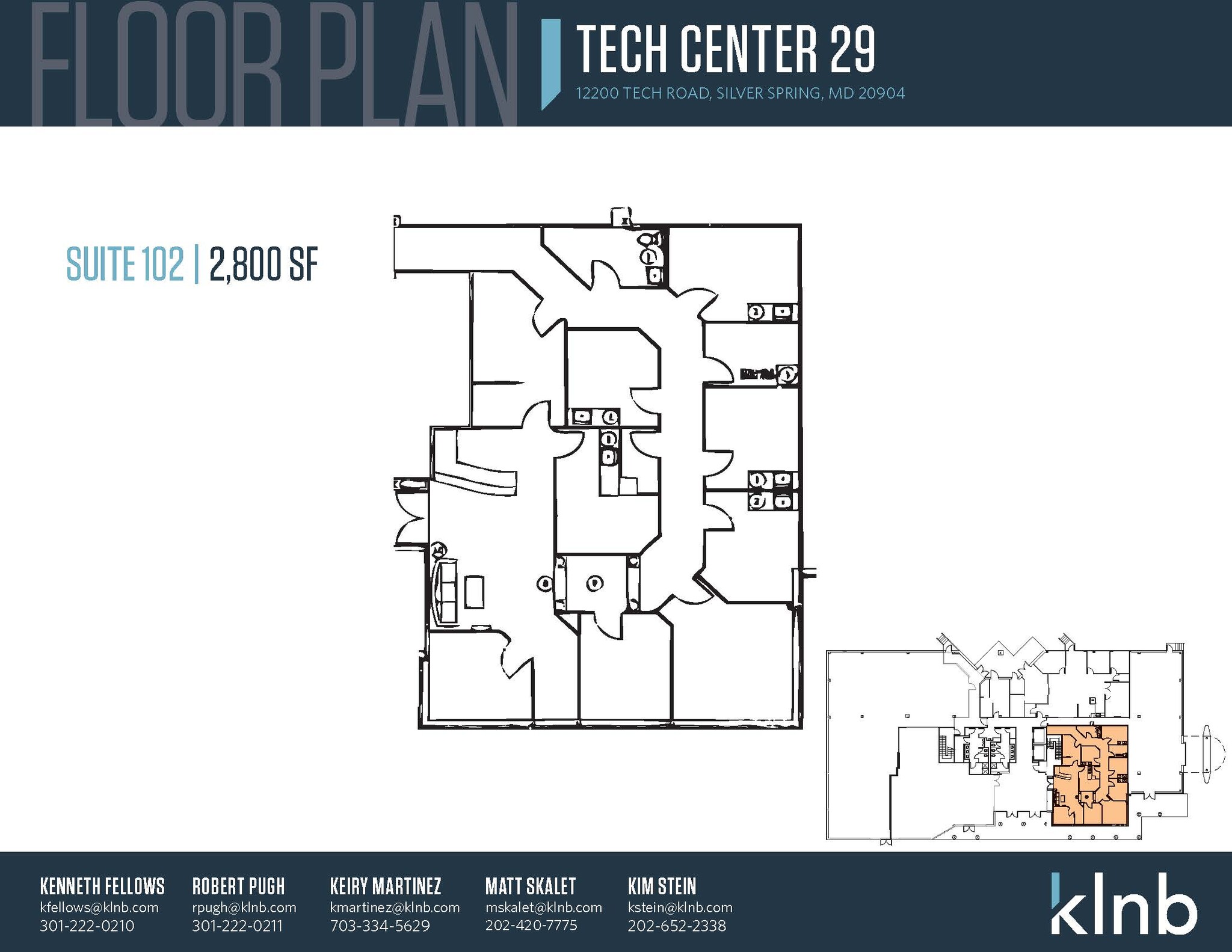 12200 Tech Rd, Silver Spring, MD à louer Plan d’étage– Image 1 sur 1