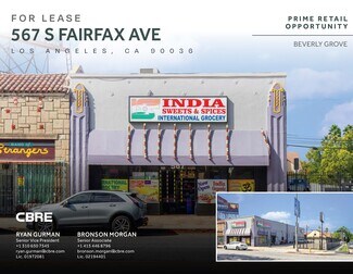 Plus de détails pour 565-567 S Fairfax Ave, Los Angeles, CA - Local commercial à louer