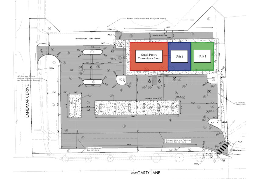 3737 Landmark dr, Lafayette, IN à louer - Plan de site – Image 3 sur 3