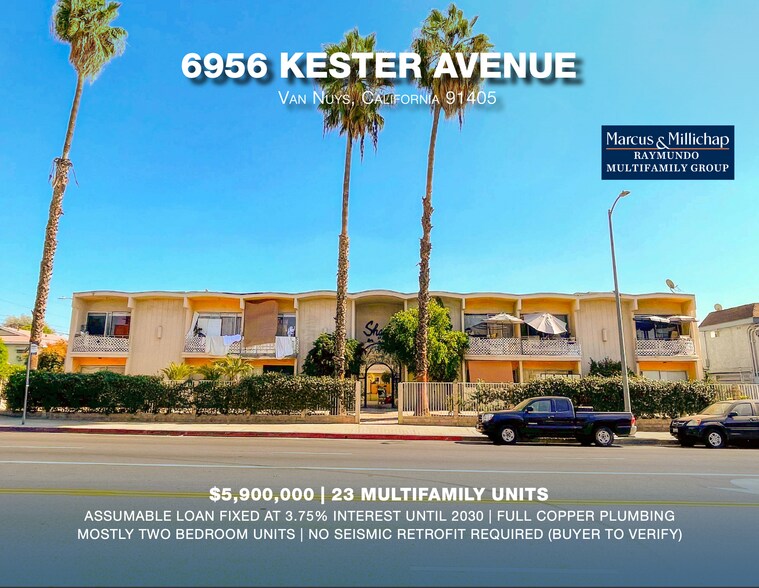 6956 Kester Ave, Van Nuys, CA à vendre - Photo de l’immeuble – Image 1 sur 17