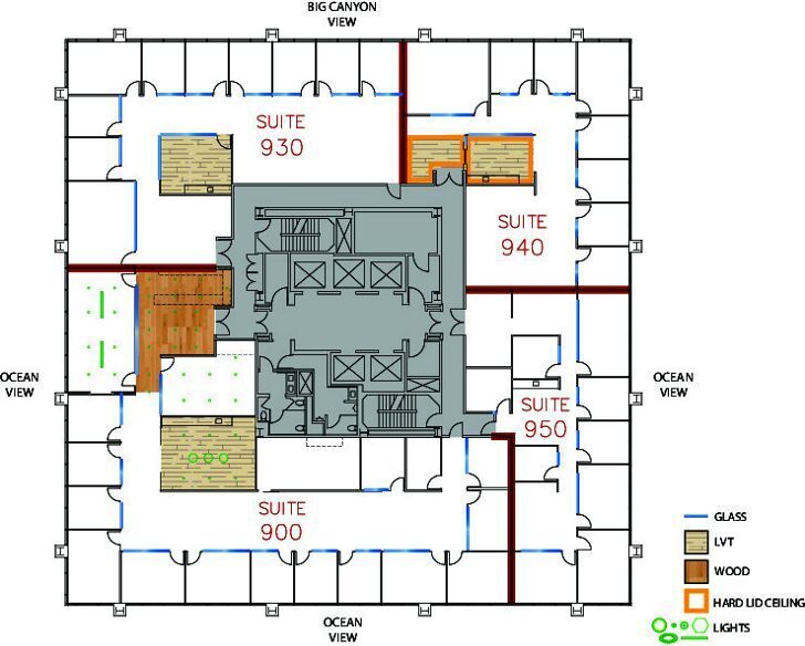 620 Newport Center Dr, Newport Beach, CA à louer Plan d’étage– Image 1 sur 1