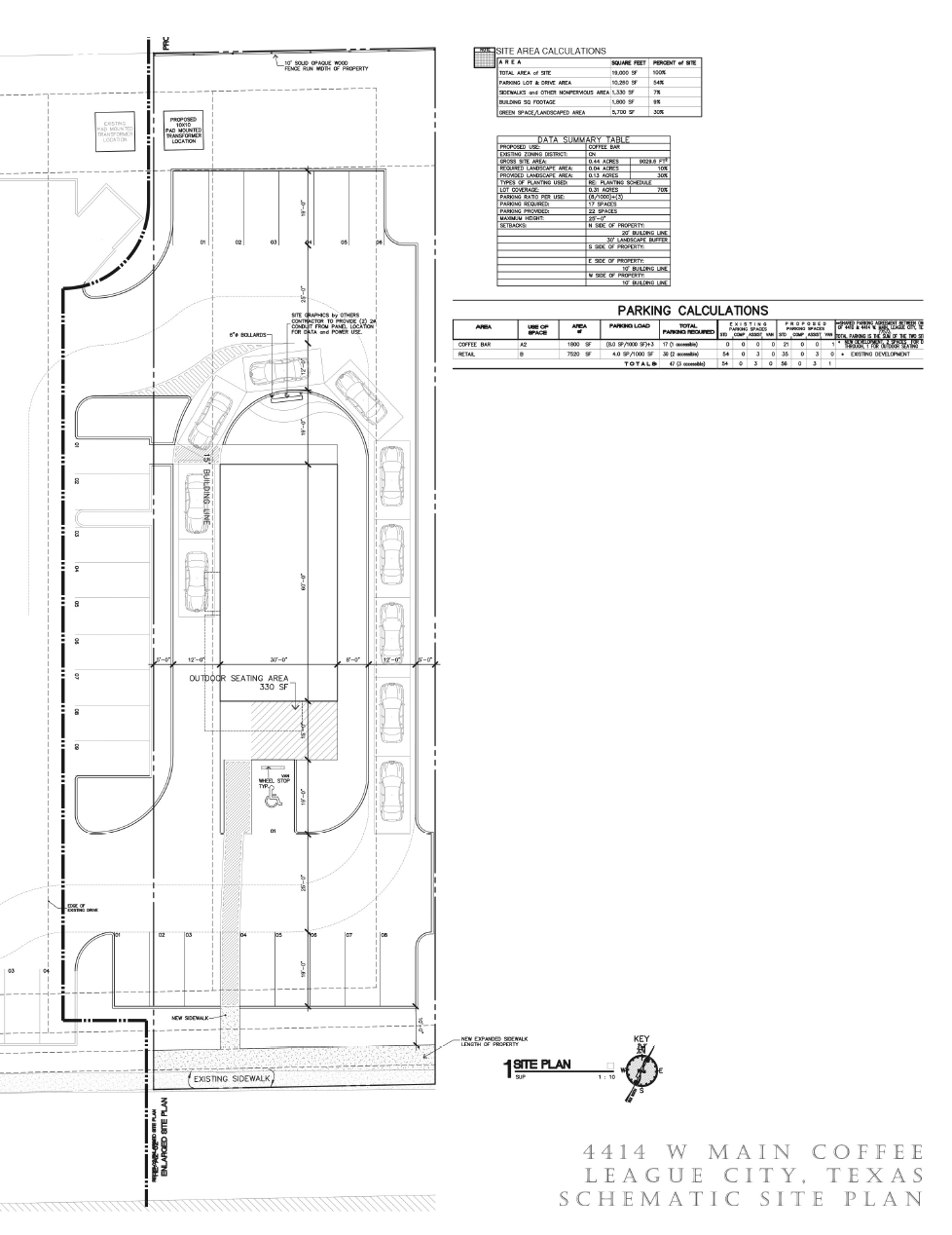 4414 W Main St, League City, TX à louer Plan de site– Image 1 sur 2