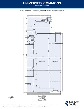 Plus de détails pour 6728-6852 N University Dr, Tamarac, FL - Local commercial à louer