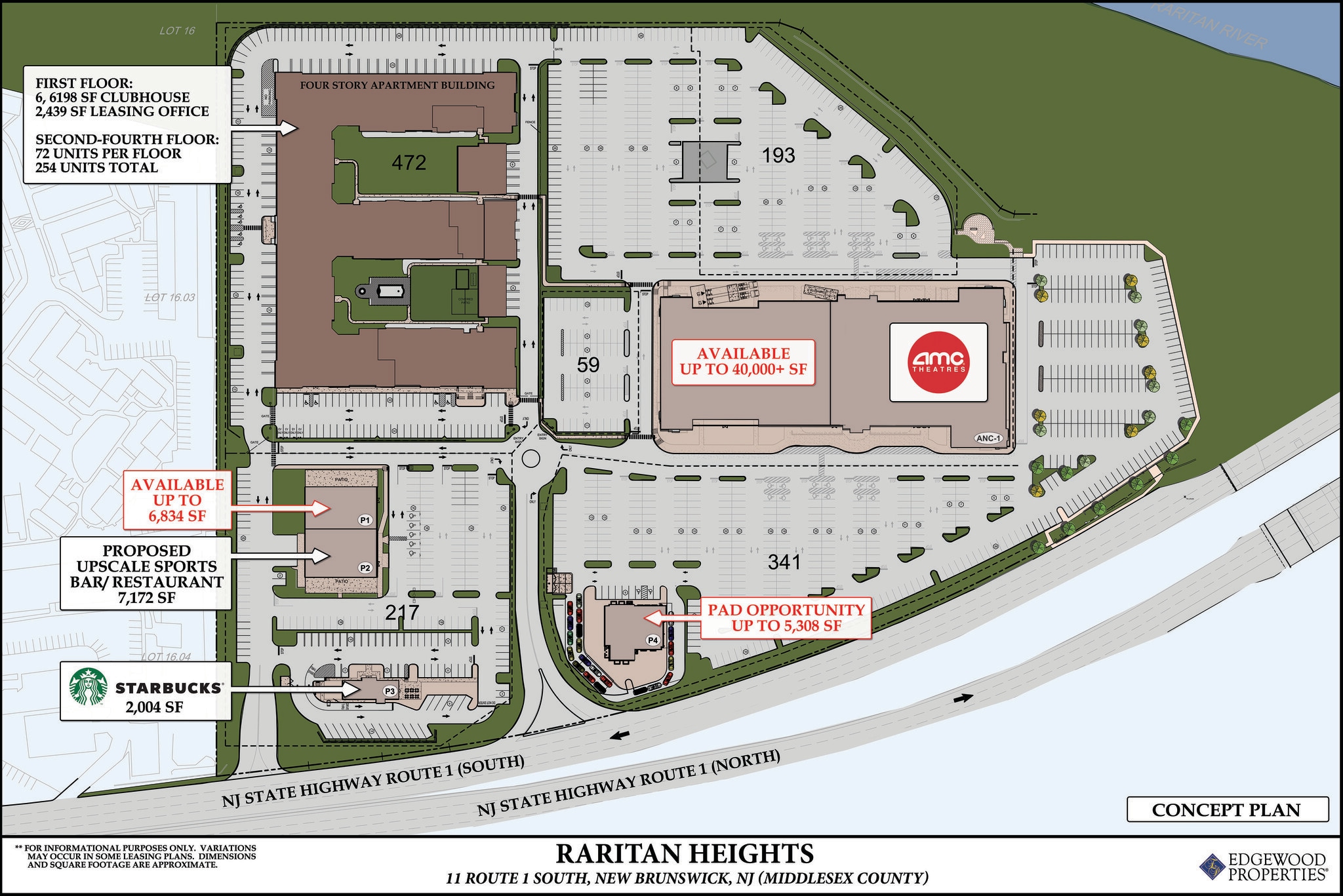 17 US Highway 1, New Brunswick, NJ à louer Plan de site– Image 1 sur 1