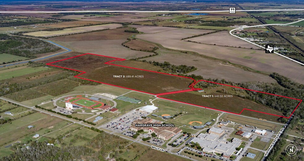 Huffman Eastgate Rd, Huffman, TX à vendre - Aérien – Image 2 sur 5