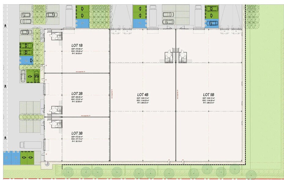 Local d’activités dans La Queue-en-Brie à louer - Plan d’étage – Image 3 sur 6