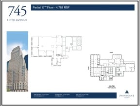 745 Fifth Ave, New York, NY à louer Plan d’étage– Image 1 sur 1