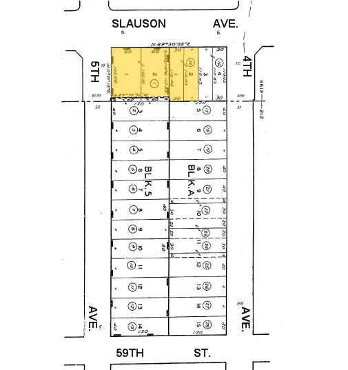 2610-2616 W Slauson Ave, Los Angeles, CA à louer - Plan cadastral – Image 3 sur 6