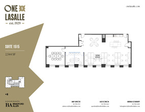 1 N La Salle St, Chicago, IL à louer Plan d’étage– Image 1 sur 5