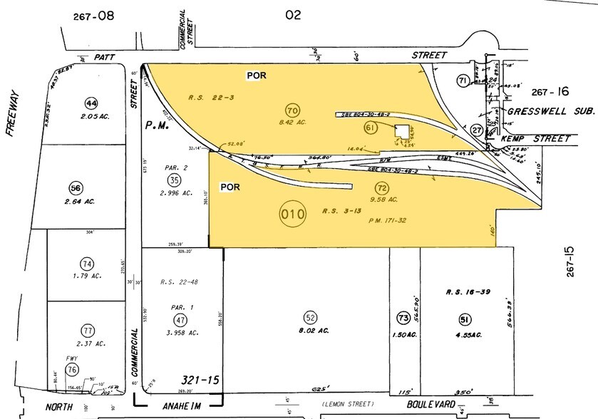 1291 N Patt St, Anaheim, CA à louer - Plan cadastral – Image 3 sur 5