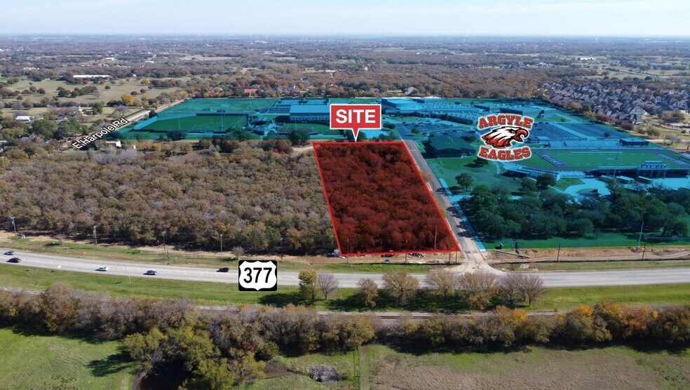 US 377 & Harpole Rd, Argyle, TX à vendre - Aérien – Image 2 sur 10
