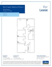 800 Peakwood Dr, Houston, TX à louer Plan d’étage– Image 1 sur 1