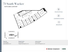 71 S Wacker Dr, Chicago, IL à louer Plan de site– Image 1 sur 2
