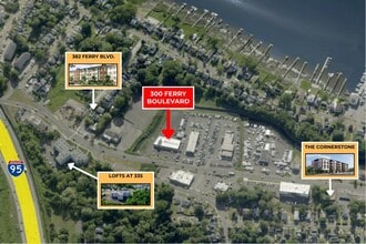 300 Ferry Blvd, Stratford, CT - Vue aérienne  vue de carte - Image1