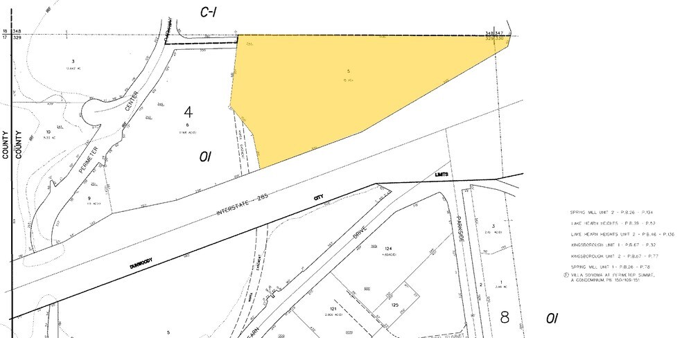 244 Perimeter Center Pky NE, Atlanta, GA à louer - Plan cadastral – Image 2 sur 5