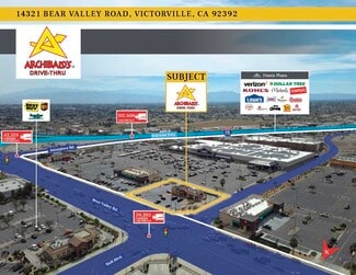 Plus de détails pour 14321 Bear Valley Rd, Victorville, CA - Local commercial à vendre