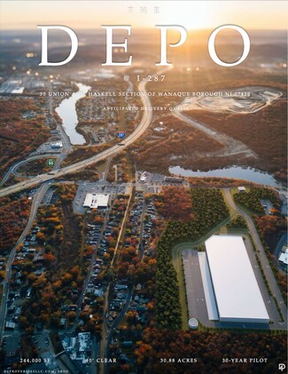 Plus de détails pour 30 Union Ave, Haskell, NJ - Industriel/Logistique à louer