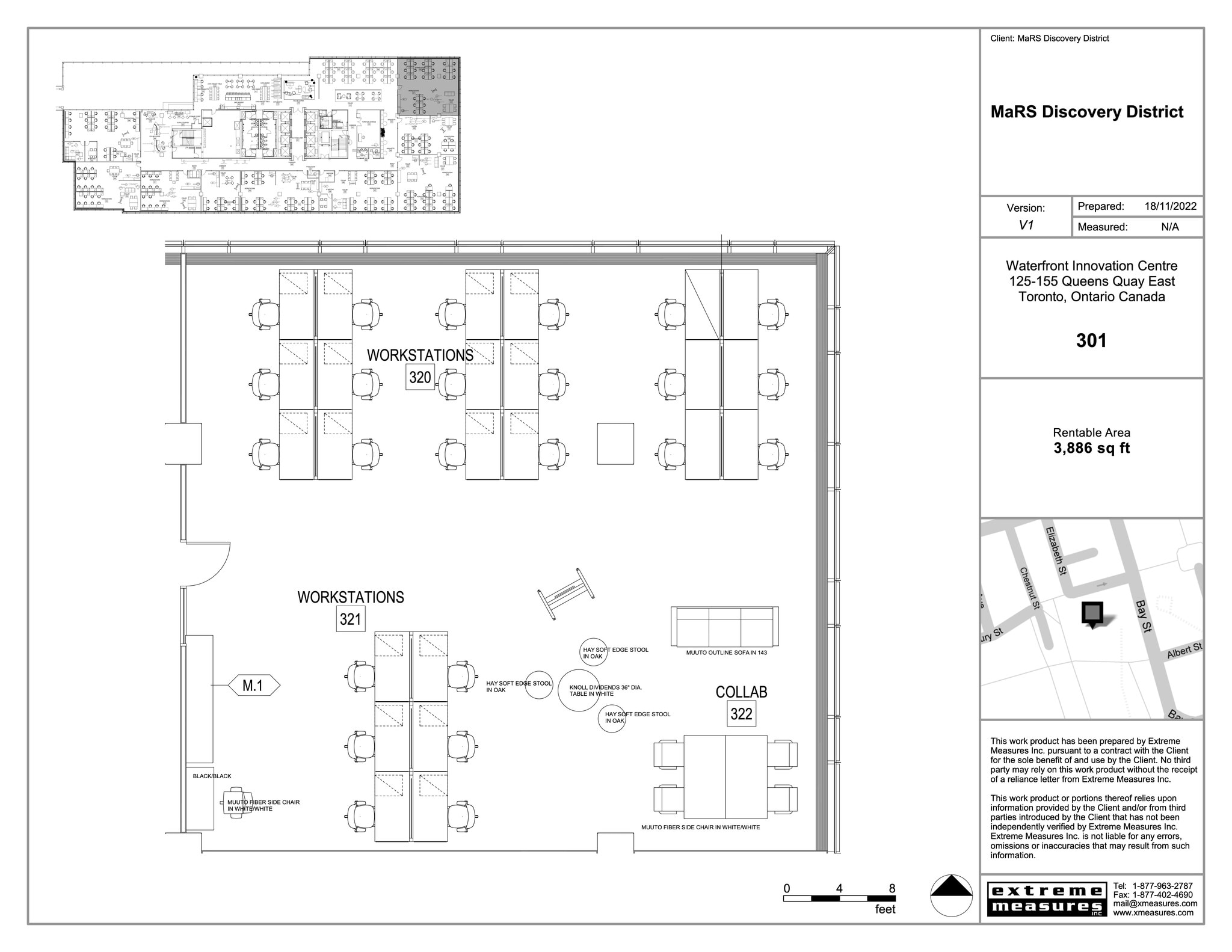 155 Queens Quay E, Toronto, ON à louer Plan de site– Image 1 sur 1