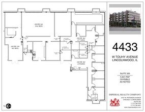 4433 W Touhy Ave, Lincolnwood, IL à louer Plan de site– Image 1 sur 1