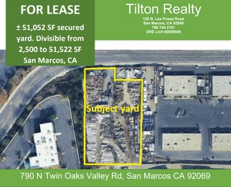 Plus de détails pour 790 N Twin Oaks Valley Rd, San Marcos, CA - Industriel/Logistique à louer