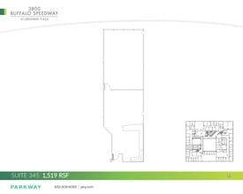 3800 Buffalo Speedway, Houston, TX à louer Plan d’étage– Image 1 sur 2