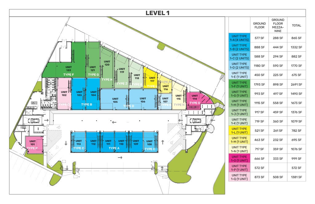 7022 Old Katy Rd, Houston, TX 77024 - Lot 105 -  - Plan d’étage - Image 1 of 9