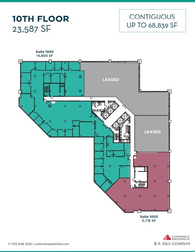 8201 Greensboro Dr, McLean, VA à louer Plan d’étage– Image 1 sur 1