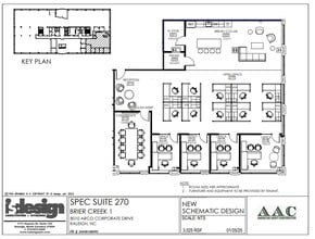 8010 Arco Corporate Dr, Raleigh, NC à louer Plan d’étage– Image 2 sur 2