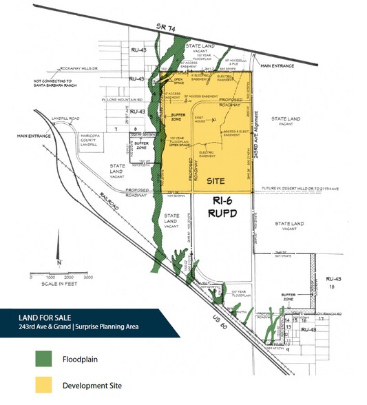 243rd Ave & Grand, Morristown, AZ à vendre - Plan de site – Image 3 sur 3