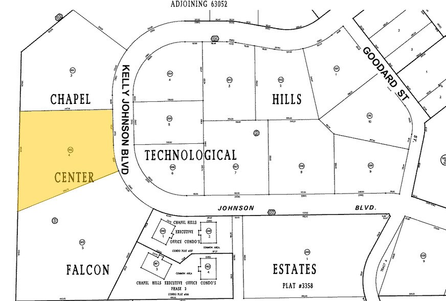1175 Kelly Johnson Blvd, Colorado Springs, CO à louer - Plan cadastral – Image 2 sur 10
