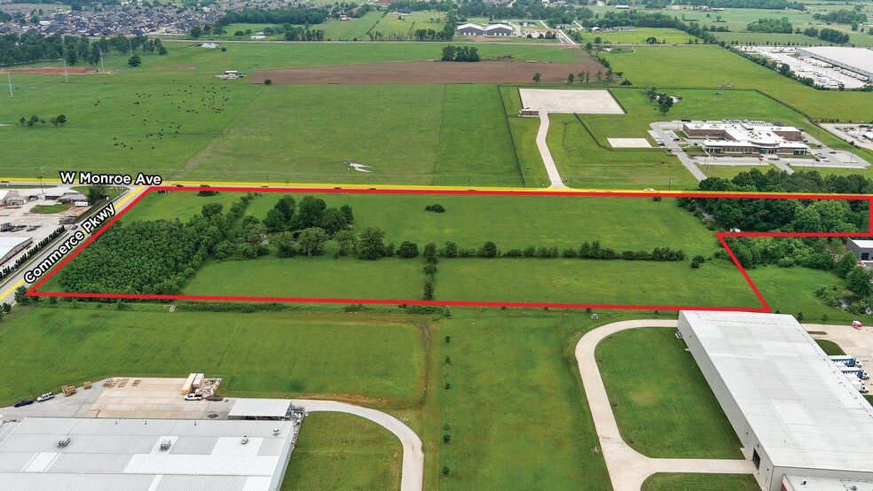 W Monroe Ave, Lowell, AR à vendre - Aérien – Image 2 sur 3