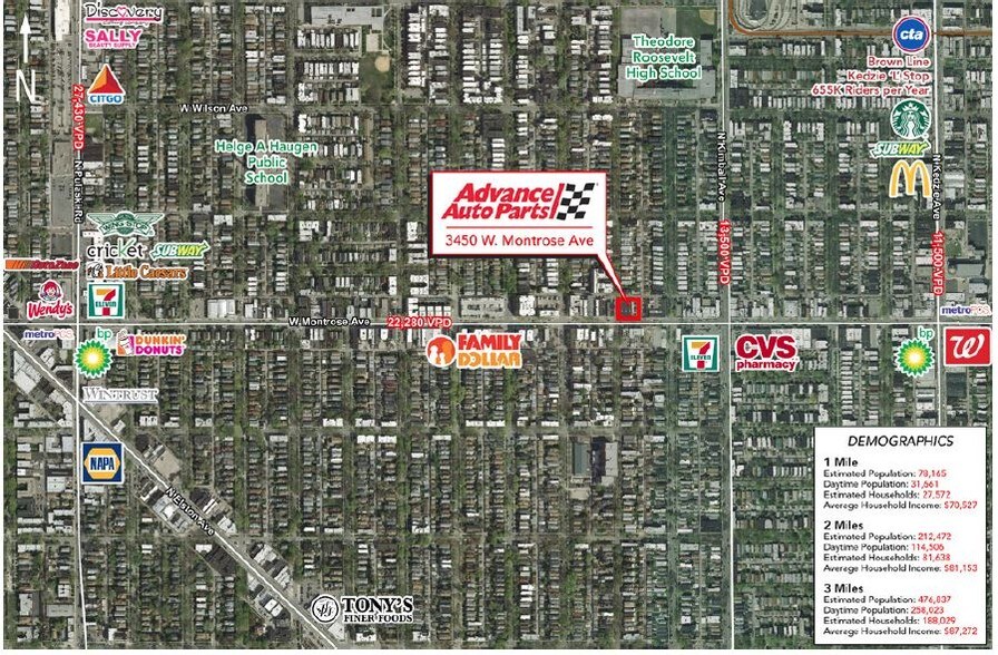 3450 W Montrose Ave, Chicago, IL à vendre - Autre – Image 2 sur 4