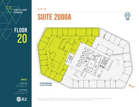 1601 5th Ave, Seattle, WA à louer Plan d’étage– Image 2 sur 2