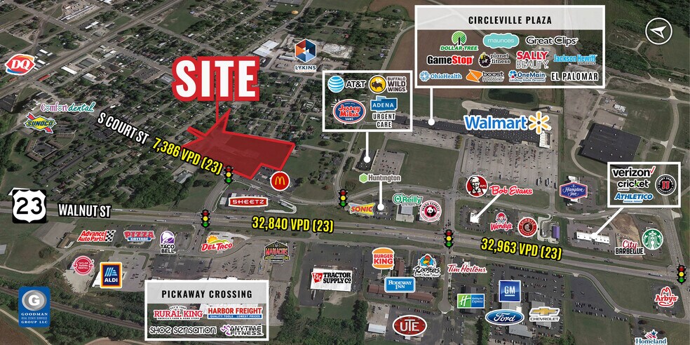 1250 S Court St, Circleville, OH à louer - Aérien – Image 1 sur 3