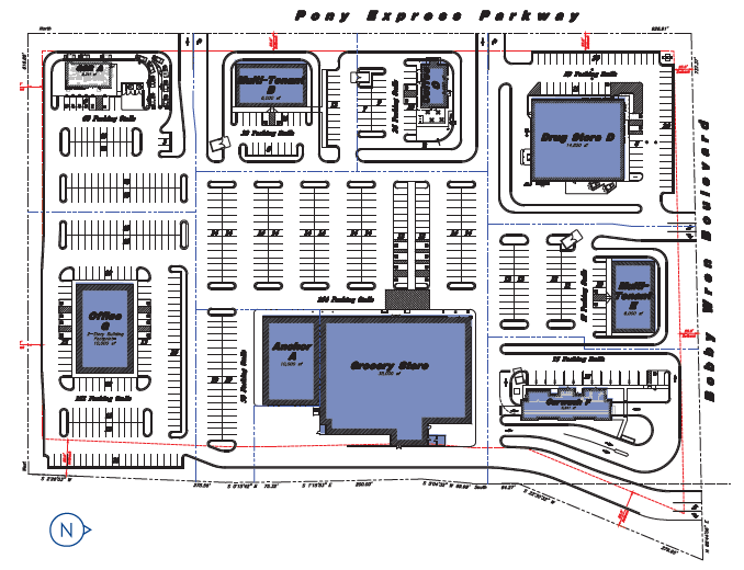 SEC Bobby Wren Blvd & Pony Express Pkwy blvd, Eagle Mountain, UT à louer - Plan de site – Image 2 sur 3