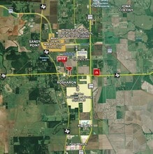 FM 1462 & Sh-288, Rosharon, TX - VUE AÉRIENNE  vue de carte