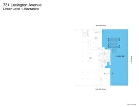 731 Lexington Ave, New York, NY à louer Plan de site– Image 1 sur 2
